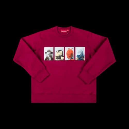 Supreme Mike Kelley Ahh...Youth! Crewneck Sweatshirt 'Magenta'