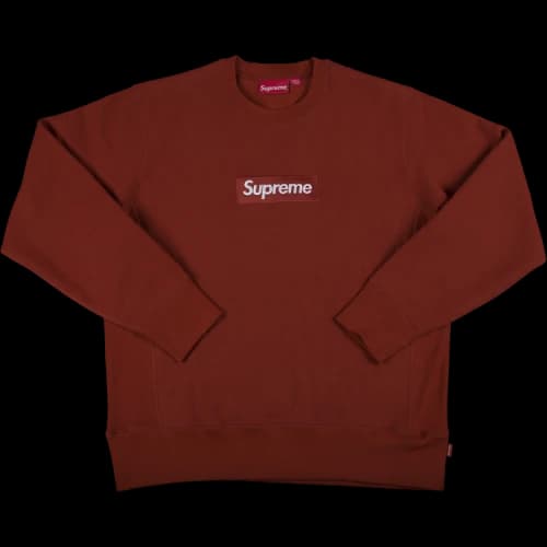Supreme Box Logo Crewneck Sweatshirt 'Rust'