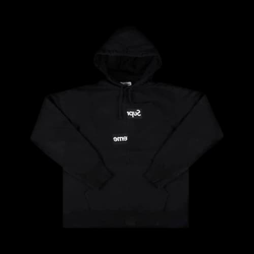Supreme x Comme des Garçons Shirt Split Box Logo Hooded Sweatshirt 'Black'