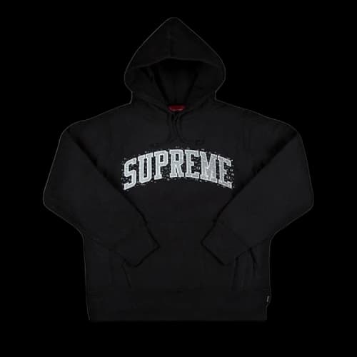Supreme Water Arc Hooded Sweatshirt 'Black'