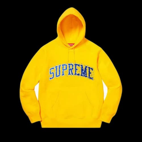 Supreme Water Arc Hooded Sweatshirt 'Yellow'