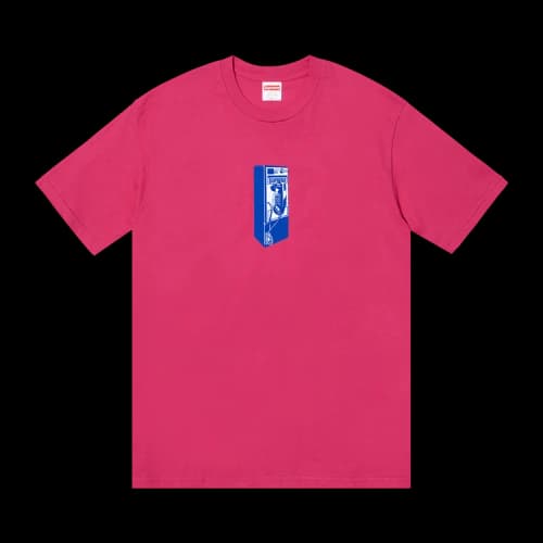 Supreme Payphone Tee 'Pink'