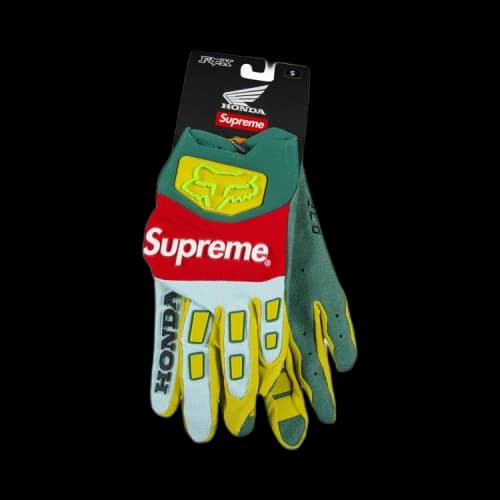 Supreme x Honda Fox Racing Gloves 'Moss'