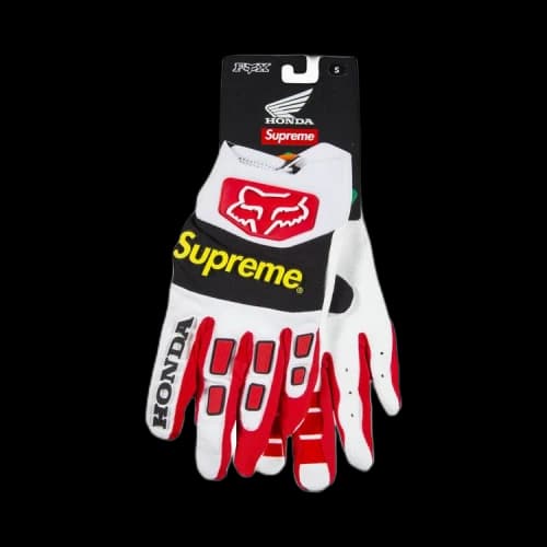 Supreme x Honda Fox Racing Gloves 'Red'
