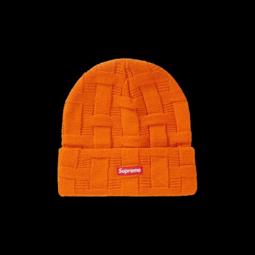 Supreme Basket Weave Beanie 'Orange'