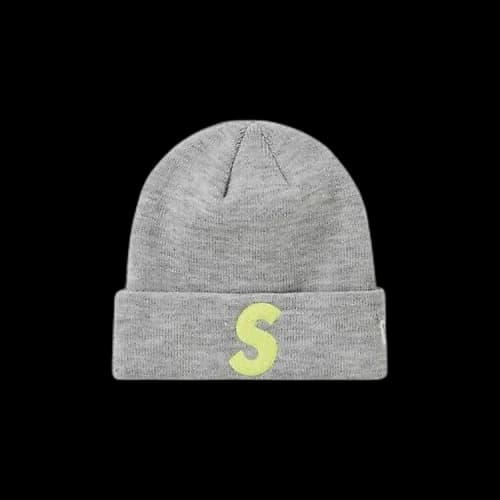 Supreme x New Era S Logo Beanie 'Grey'
