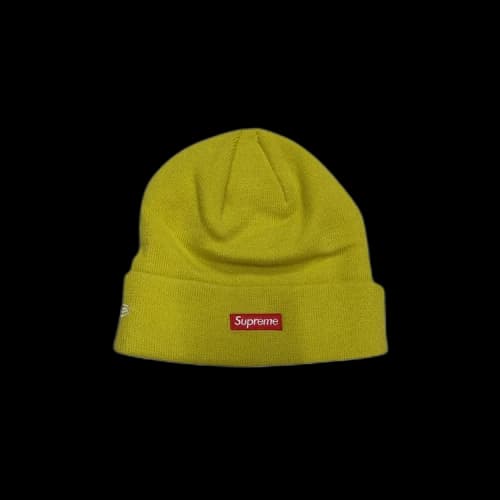 Supreme x New Era HQ Beanie 'Lime'