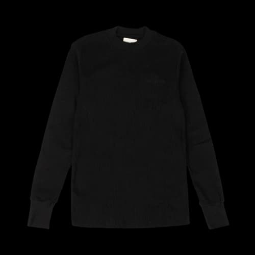 Aimé Leon Dore Distressed Waffle Shirt 'Black'