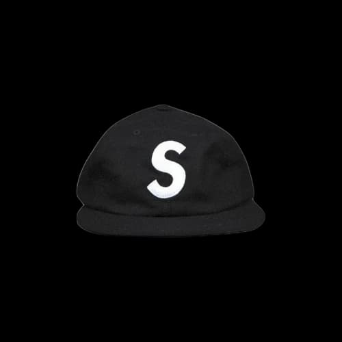 Supreme Wool S Logo 6 Panel 'Black'