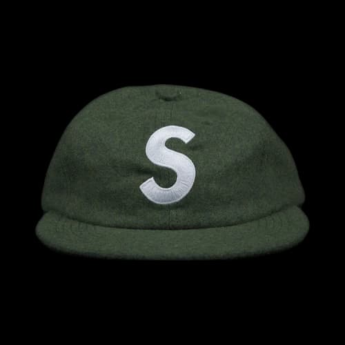 Supreme Wool S Logo 6 Panel 'Green'