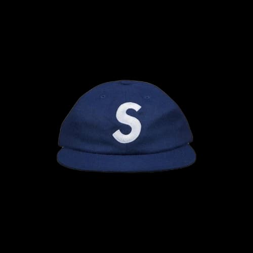 Supreme Wool S Logo 6 Panel 'Navy'