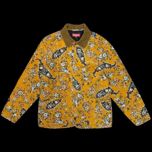 Supreme Quilted Paisley Jacket 'Mustard Paisley'