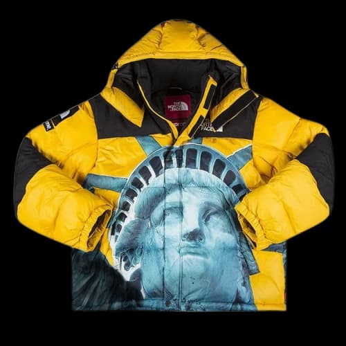 Supreme x The North Face Statue Of Liberty Baltoro Jacket 'Yellow'