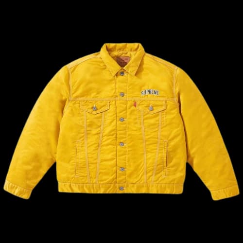 Supreme x Levi’s Nylon Trucker Jacket 'Yellow'