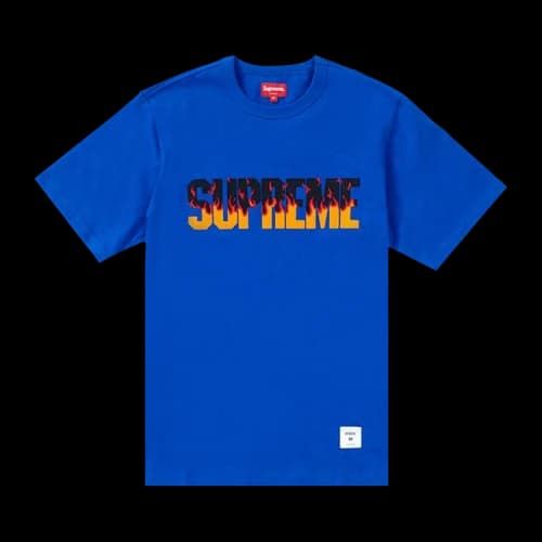 Supreme Flames Short-Sleeve Top 'Royal'