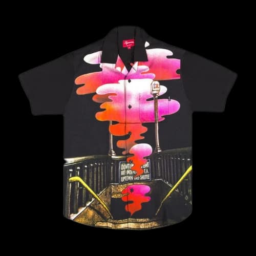Supreme The Velvet Underground Rayon Short-Sleeve Shirt 'Black'