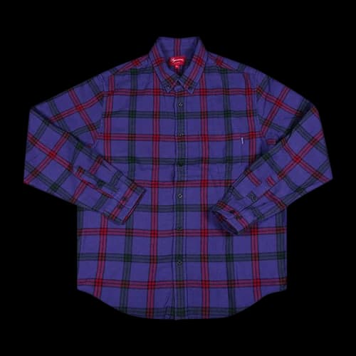 Supreme Tartan Flannel Shirt 'Purple'