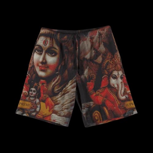 Supreme Ganesh Waffle Short 'Black'