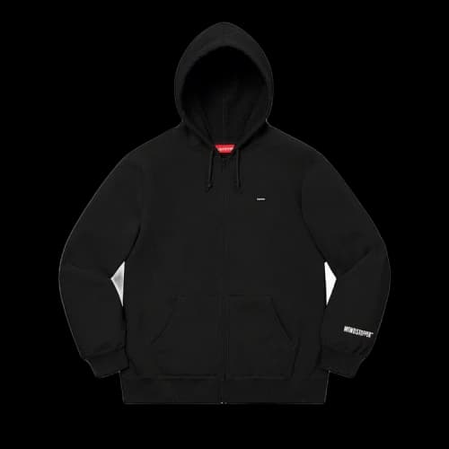 Supreme Windstopper Zip Up Hooded Sweatshirt 'Black'