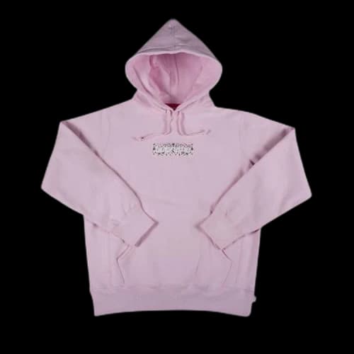 Supreme Bandana Box Logo Hooded Sweatshirt 'Pink'