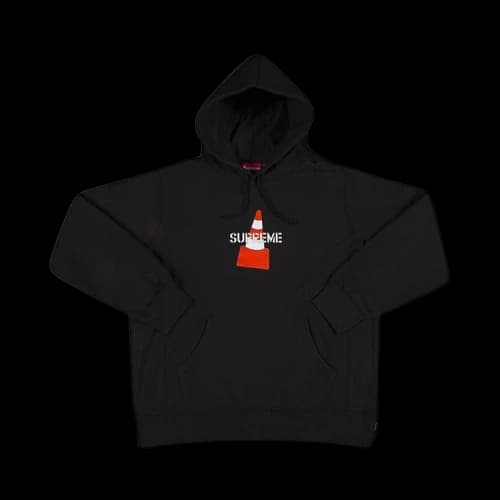 Supreme Cone Hooded Sweatshirt 'Black'