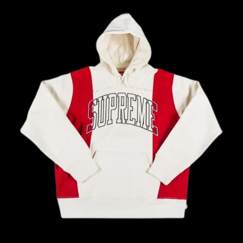 Supreme Paneled Arc Hooded Sweatshirt 'Natural'