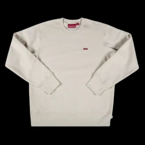 Supreme Small Box Crewneck 'Natural'