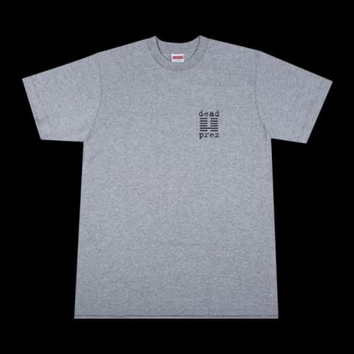 Supreme x Dead Prez Tee 'Grey'