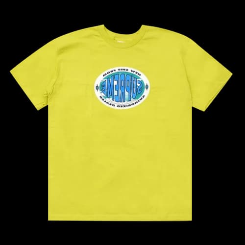 Supreme New Shit Tee 'Sulfur'