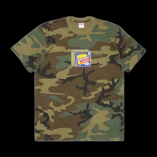 Supreme Cheese Tee 'Woodland Camo'