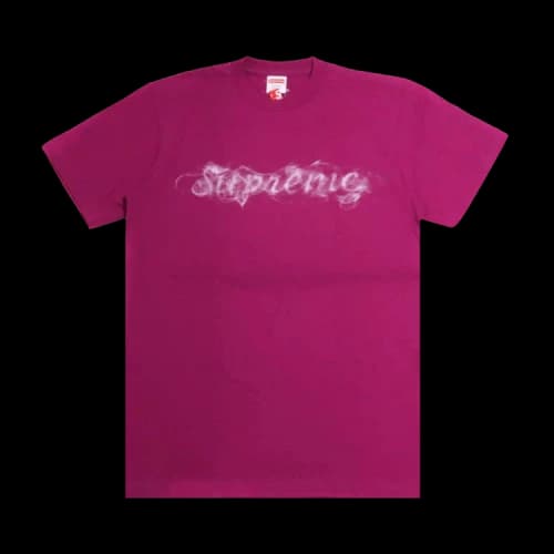 Supreme Smoke Tee 'Magenta'