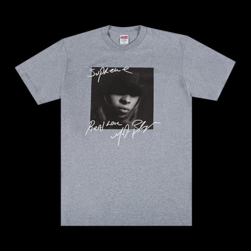 Supreme Mary J. Blige Tee 'Heather Grey'