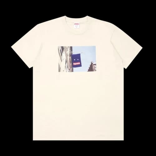 Supreme Banner Tee 'Natural'