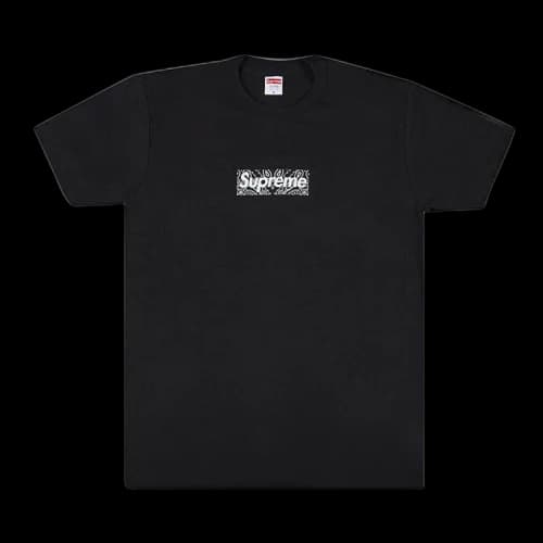 Supreme Bandana Box Logo Tee 'Black'