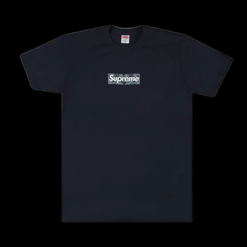 Supreme Bandana Box Logo Tee 'Navy'