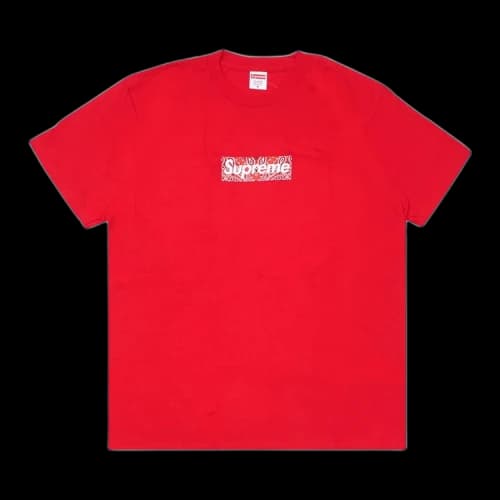 Supreme Bandana Box Logo Tee 'Red'