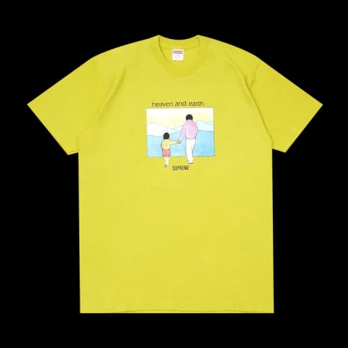 Supreme Heaven And Earth Tee 'Sulfur'