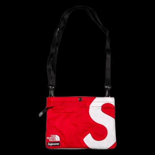 Supreme x The North Face S Logo Shoulder Bag 'Red'