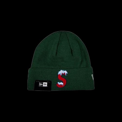 Supreme x New Era S Logo Beanie 'Green'