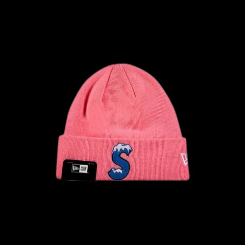 Supreme x New Era S Logo Beanie 'Pink'