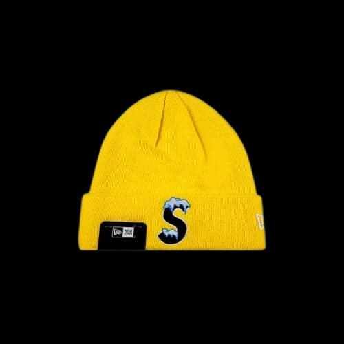 Supreme x New Era S Logo Beanie 'Yellow'
