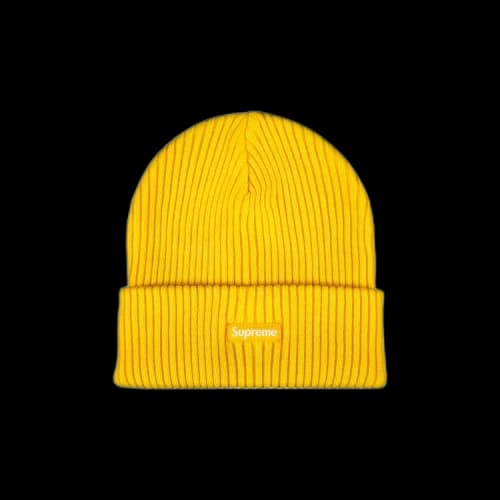 Supreme Wide Rib Beanie 'Yellow'