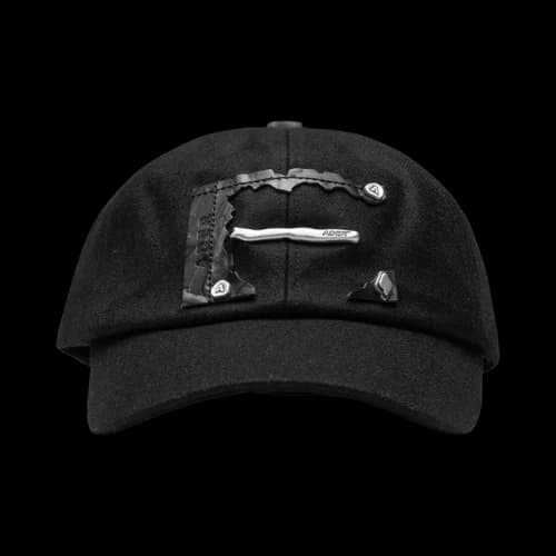 Ader Error Torn Label Cap 'Black'