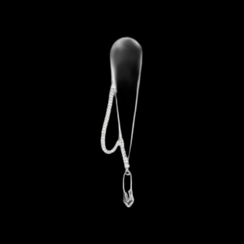 Ader Error Destroyed Pin Necklaces 'Silver'
