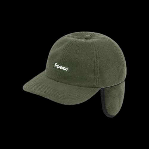 Supreme x WINDSTOPPER Small Box Earflap 6-Panel 'Olive'
