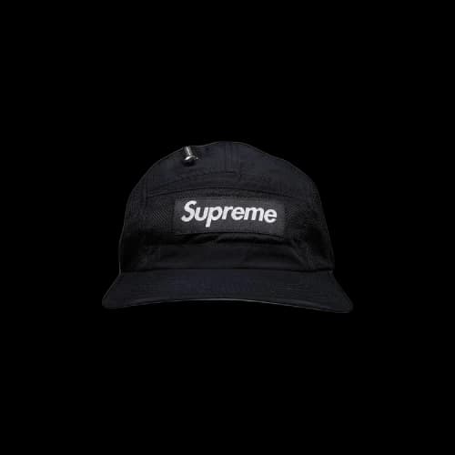 Supreme Zip Mesh Camp Cap 'Black'
