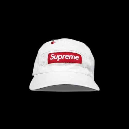 Supreme Zip Mesh Camp Cap 'White'