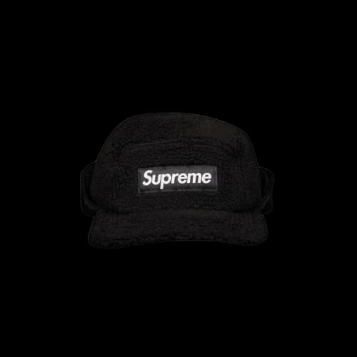 Supreme Deep Pile Earflap Camp Cap 'Black'