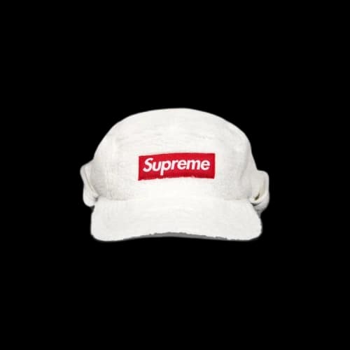 Supreme Deep Pile Earflap Camp Cap 'White'