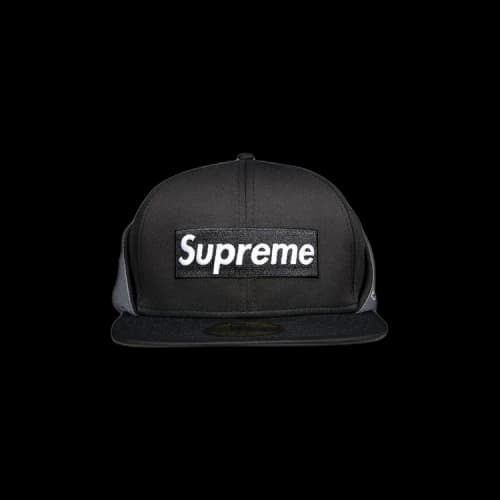 Supreme x WINDSTOPPER Earflap Box Logo New Era 'Black'